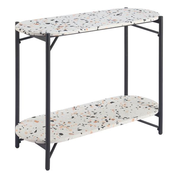 Tuxedo 35" Console Table - Multicolor - Stone and Steel 