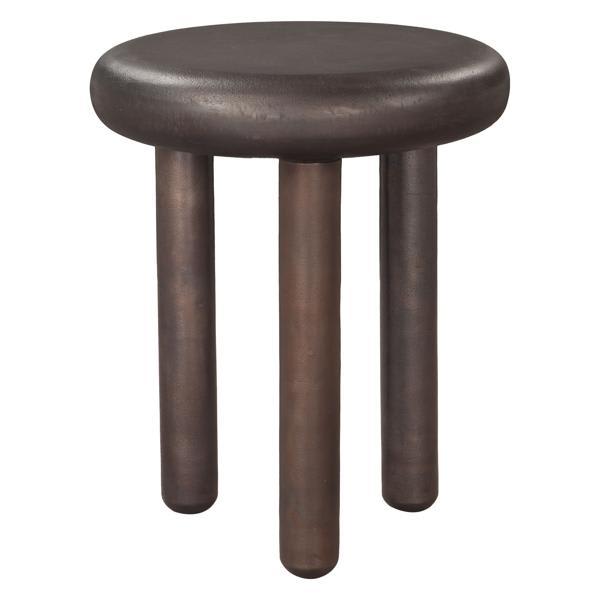 Arian 18" Side Table - Recycled Aluminum - Bronze 