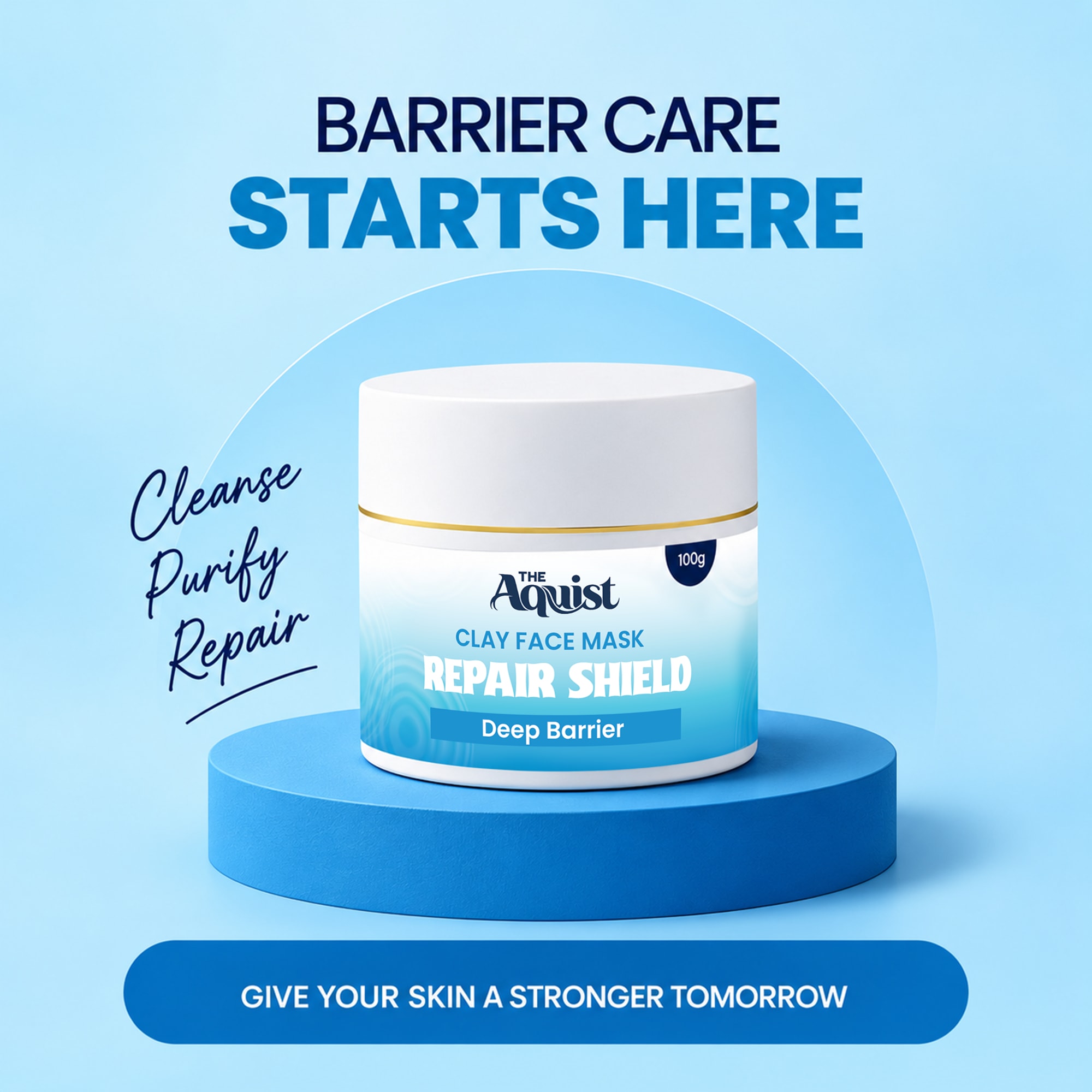 The Aquist Repair Shield Clay Face Mask - Image 2