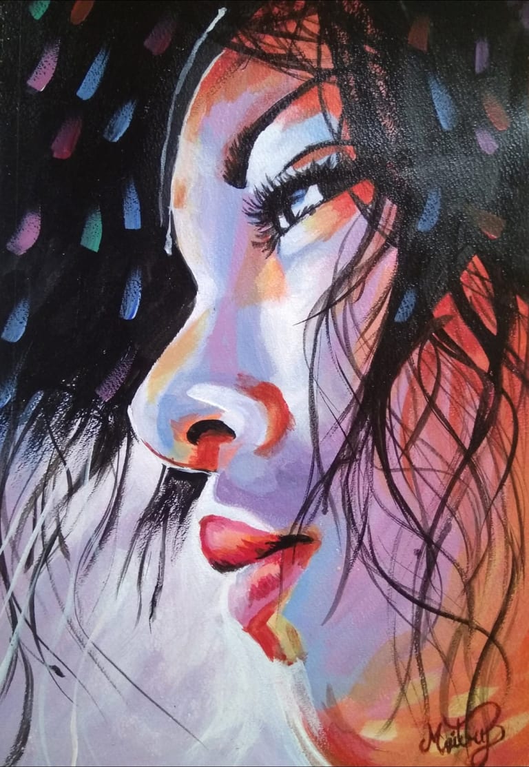 About my Sold Painting Woman