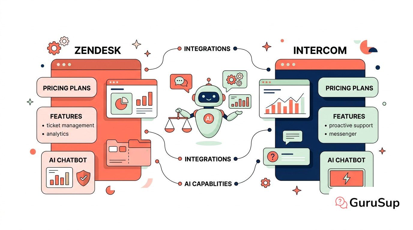Zendesk vs Intercom [2026]: Pricing, Features & AI Compared