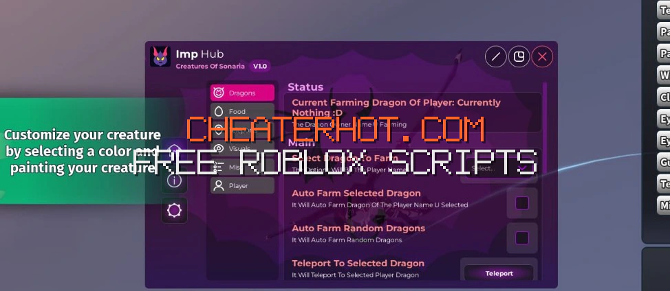 Creatures of Sonaria Script Auto FARM
