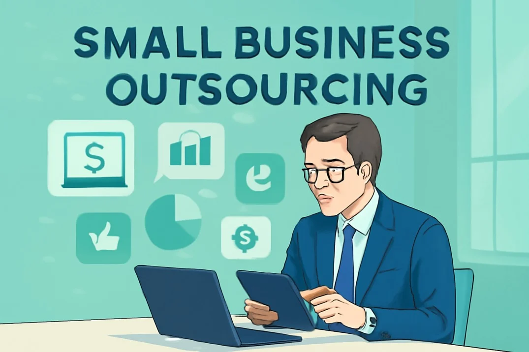 small business outsourcing text
