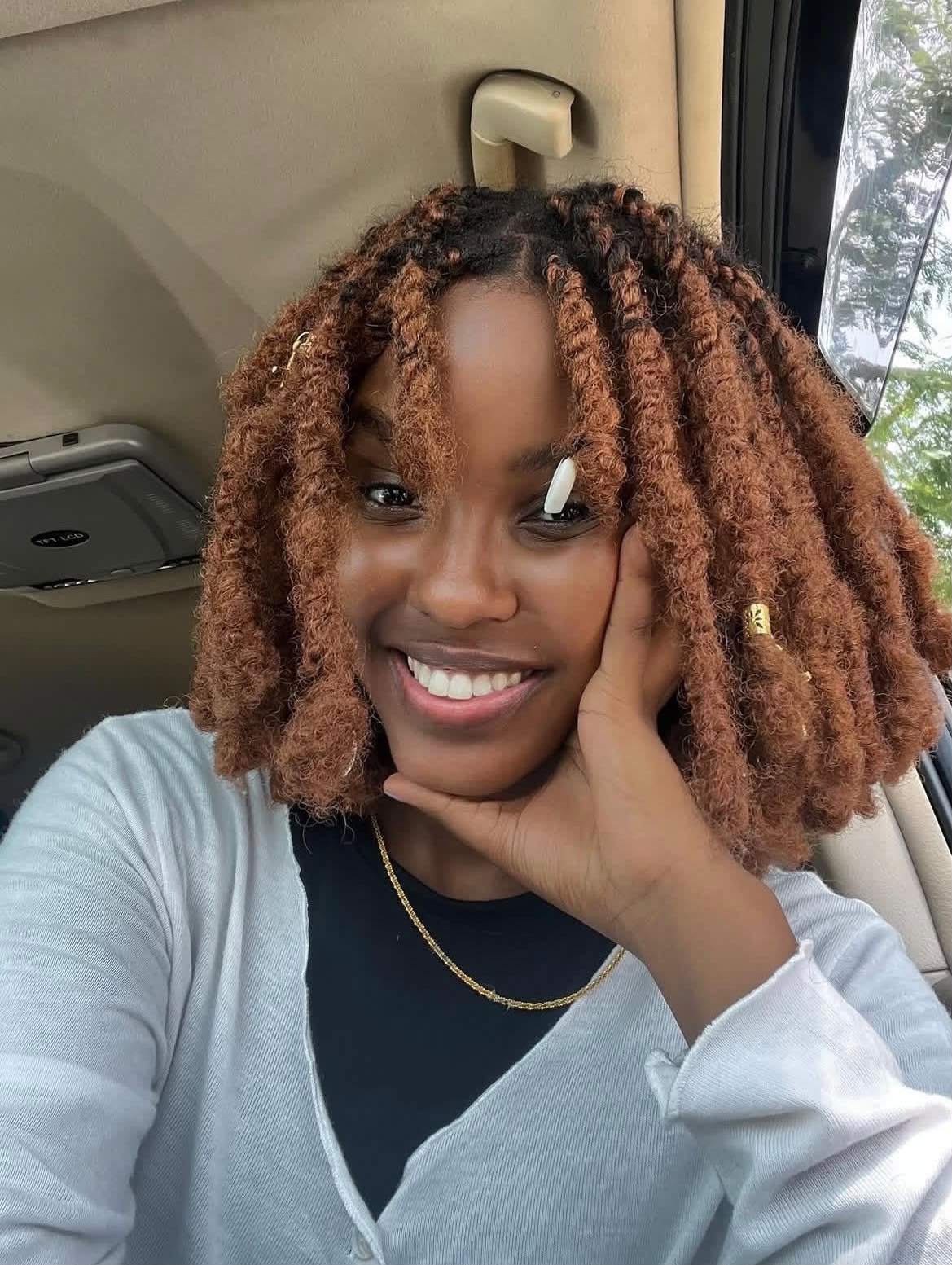 CURLY FAUX LOCS 