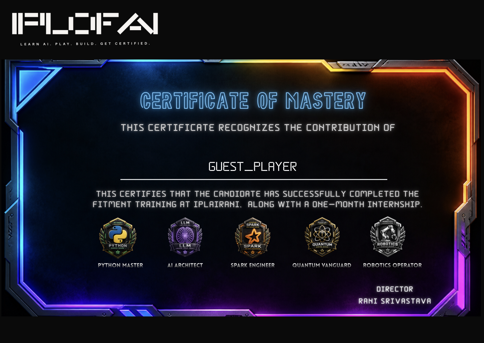 Master Certificate