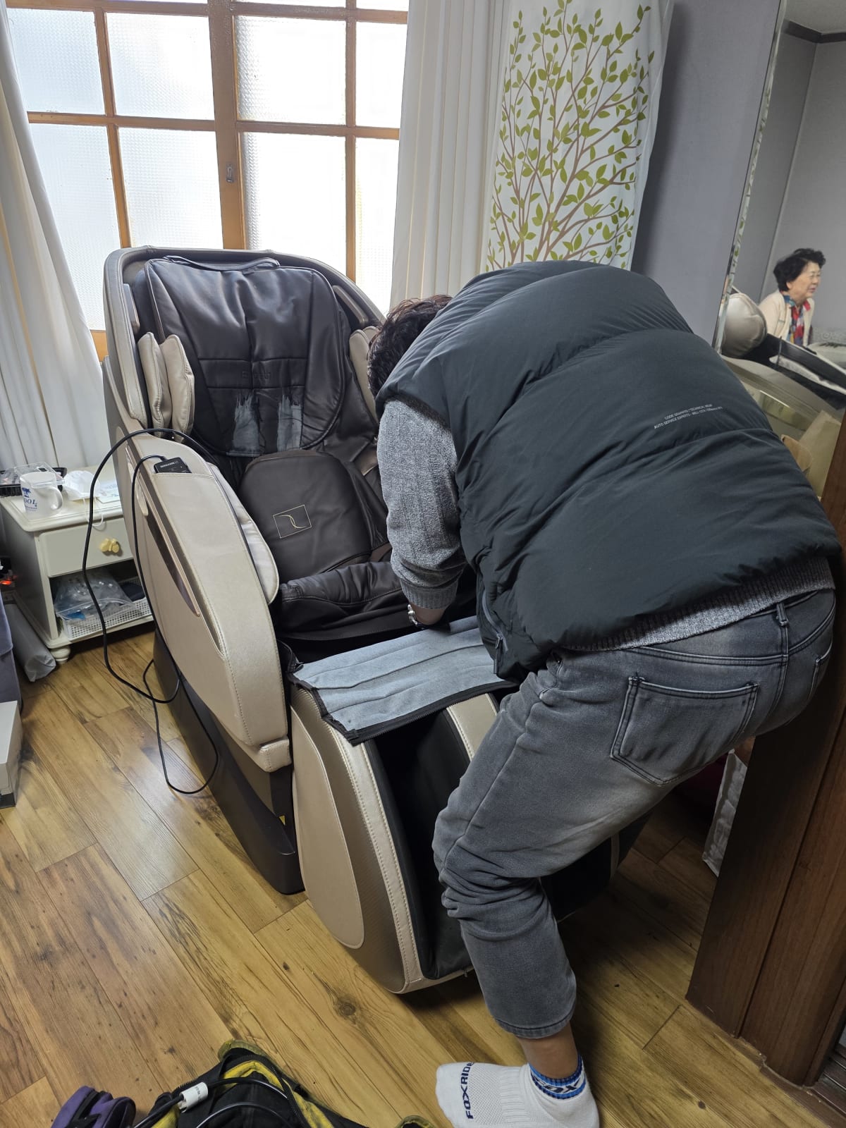 안마의자 안전 분해 과정_에코프렌즈