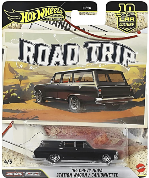 64 Chevy Nova Station Wagon — Hot Wheels Car Culture Road Trip 2026