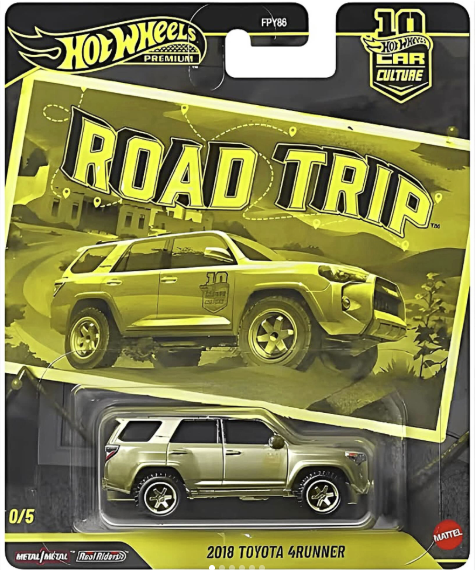 2018 Toyota 4Runner Gold Chase — Hot Wheels Car Culture Road Trip 2026
