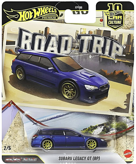 Subaru Legacy GT — Hot Wheels Car Culture Road Trip 2026