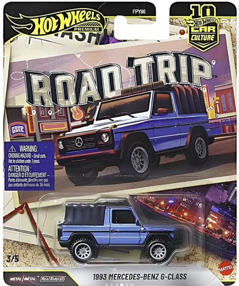 1993 Mercedes-Benz G-Class — Hot Wheels Car Culture Road Trip 2026