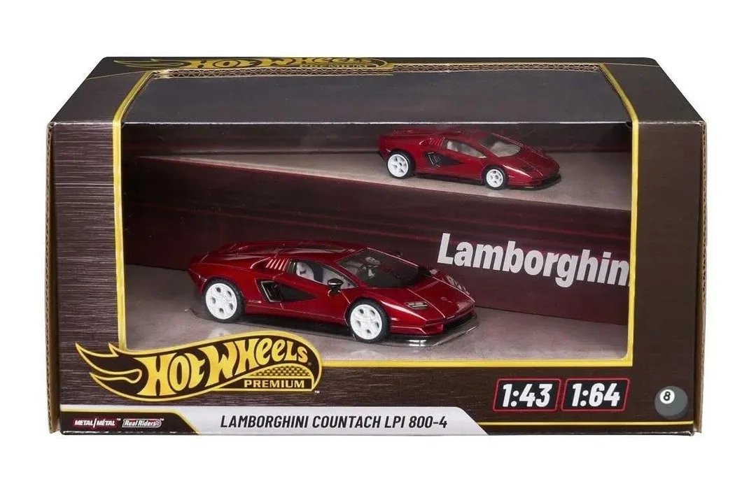 Hot Wheels Lamborghini Countach LPI 800-4 Dual Scale Pack