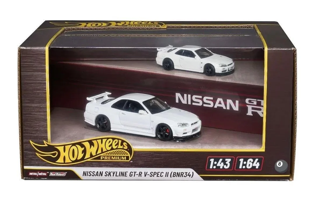 Hot Wheels Nissan Skyline GT-R V-Spec II Dual Scale Pack
