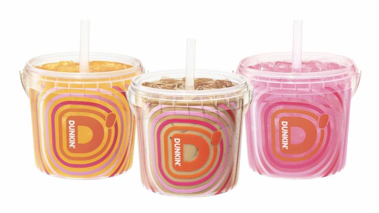 Dunkin' Brings Back Viral Iced Beverage Buckets