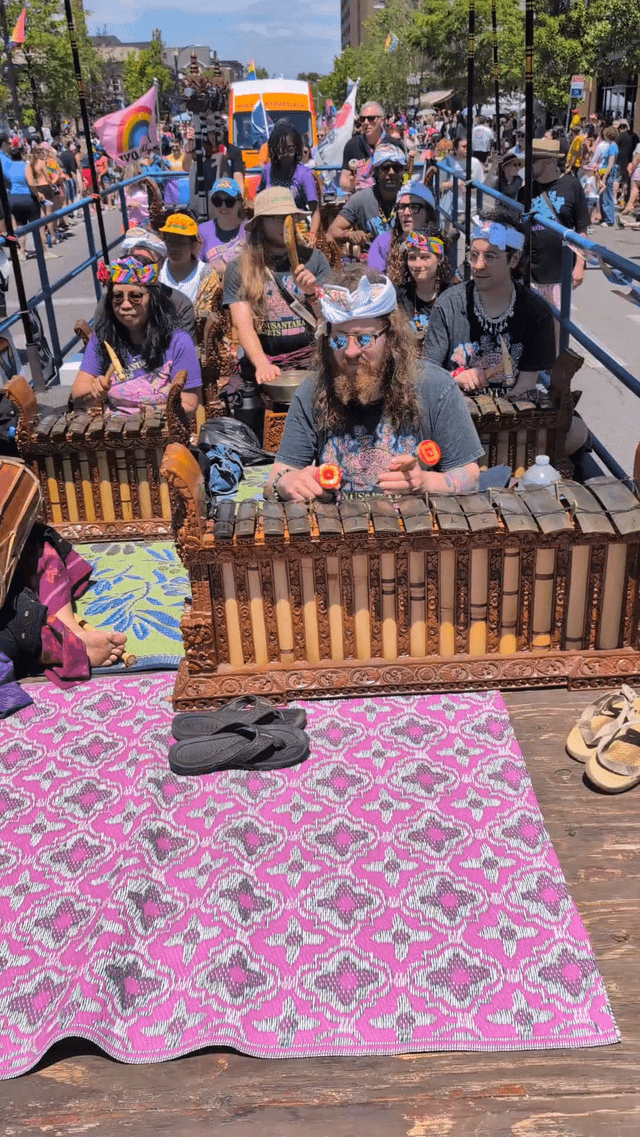 Nusantara Arts Gamelan Performs at Buffalo Pride Parade