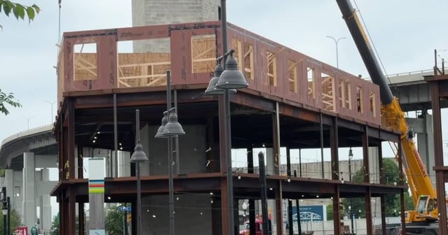 Work Resumes at Heritage Point Project in Buffalo's Canalside