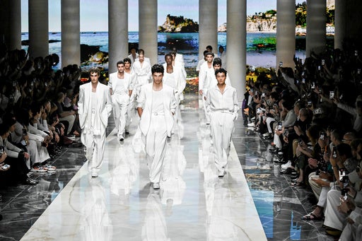Dolce & Gabbana Unveils Menswear Collection in Milan