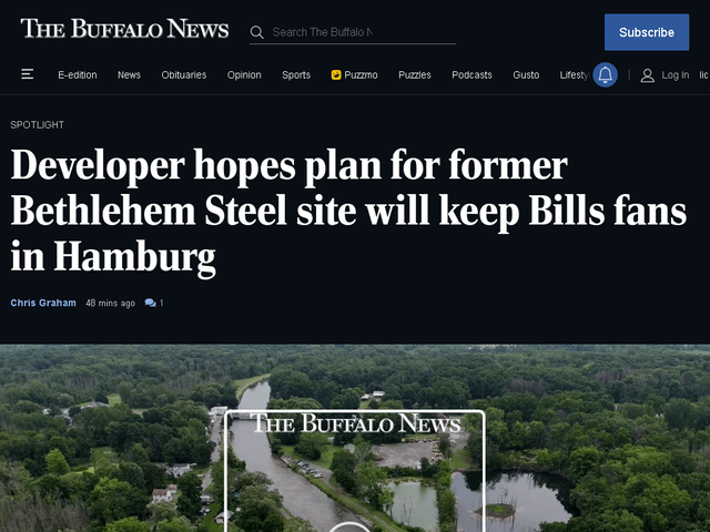 Plans for Former Bethlehem Steel Headquarters in Buffalo
