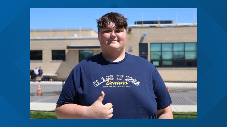Kenmore East Senior Credited with Saving Neighbor's Life