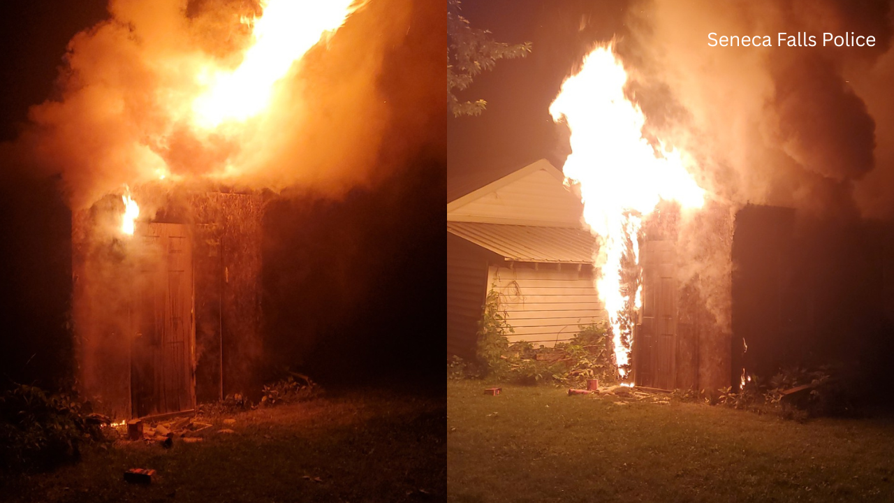 Firework Causes Shed to Catch Fire in Seneca Falls on Fourth of July