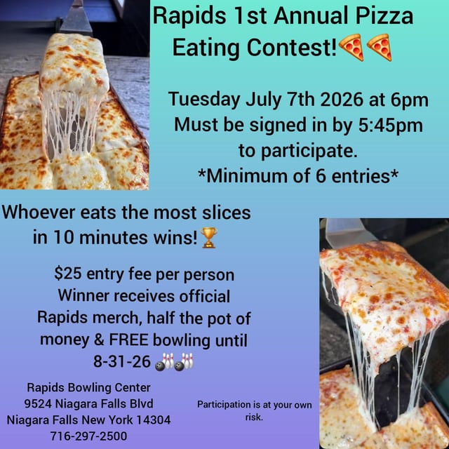 Pizza Eating Contest Comes to Niagara Falls