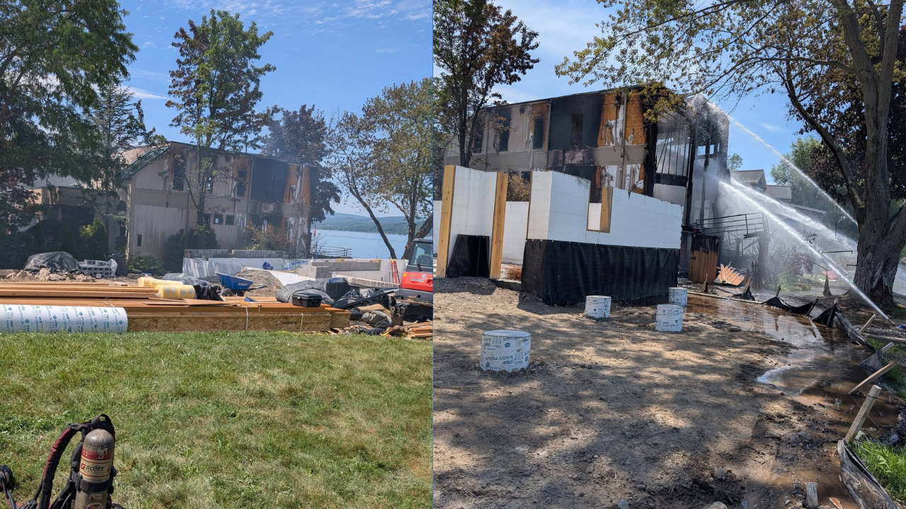 House Fire Battles in Ontario County Near Crystal Beach