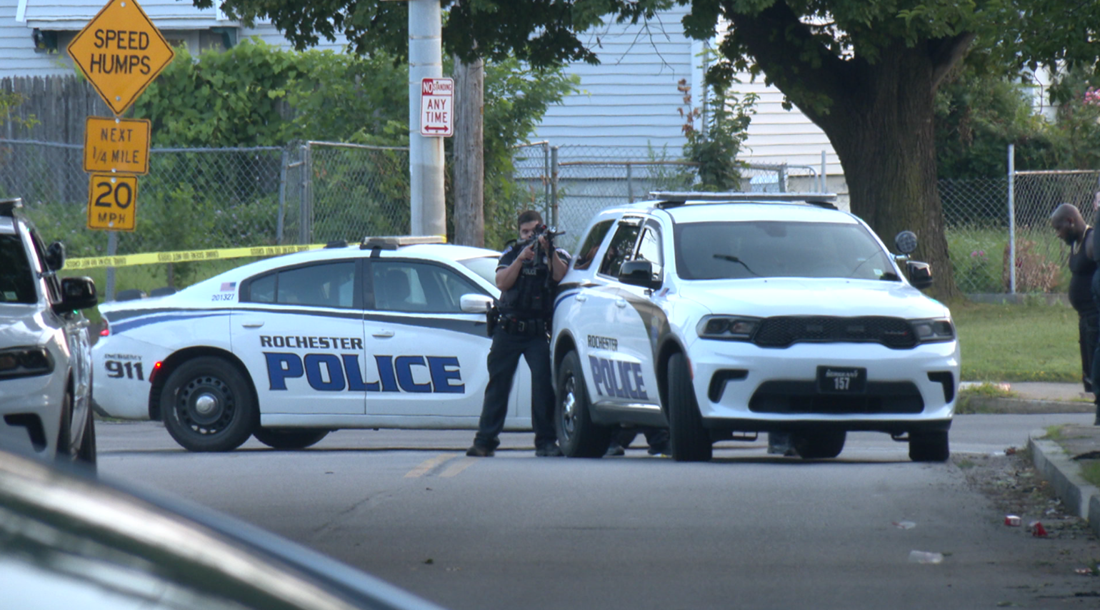 Police Investigation on Niagara Street in Rochester