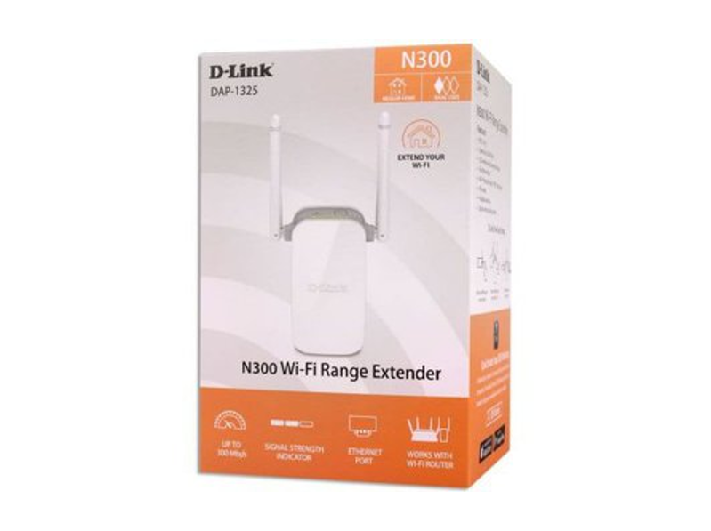 AMPLIFICADOR DE WI-FI D-LINK DAP-1330 N300, HASTA 300Mbps 