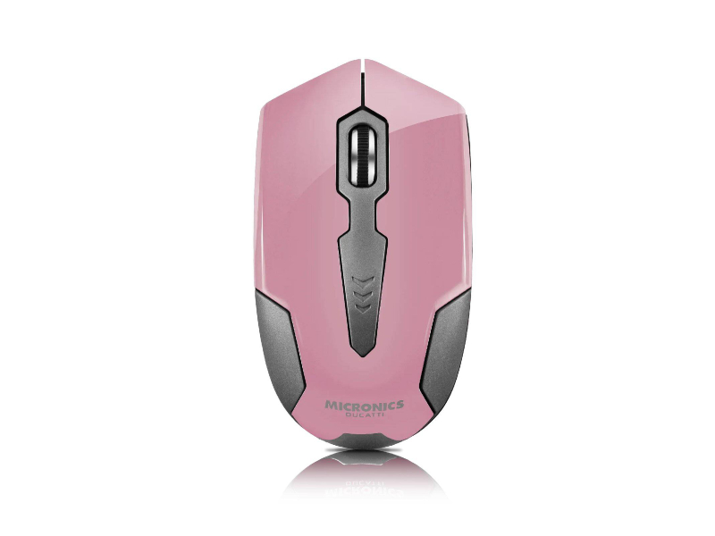 MOUSE INALAMBRICO MICRONICS DUCATTI MIC M717, ROSA