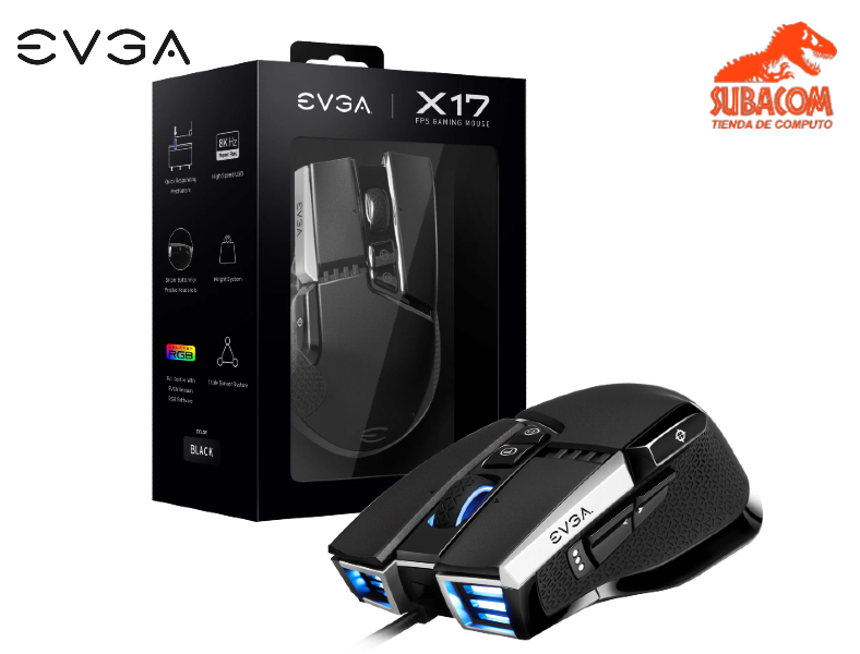 MOUSE EVGA X17 GAMING USB