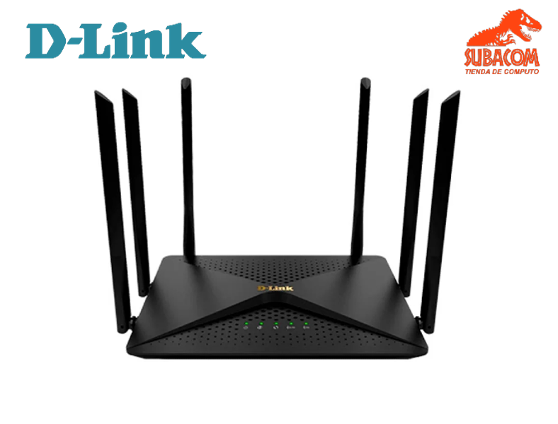 ROUTER D-LINK DIR-846 WIFI DUAL BAND, 5-PORT, 6 ANTENAS
