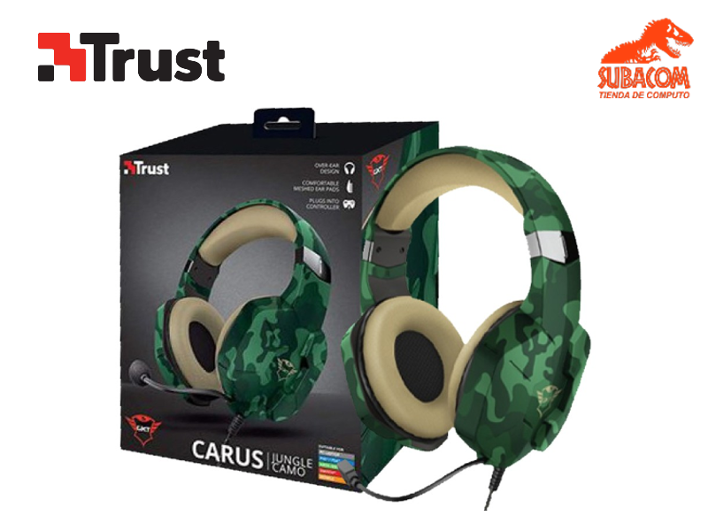 AUDIFONOS TRUST GXT322C CARUS GAMING