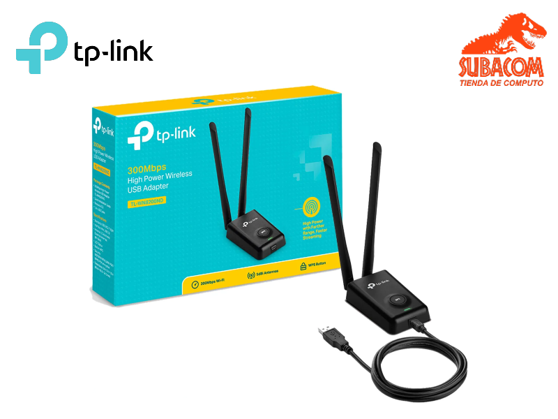 ADAPTADOR WIFI TP-LINK 300Mbps TL-WN8200ND WIRELESS