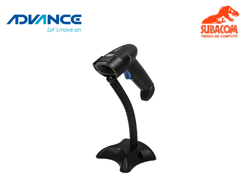 ESCANER INALAMBRICO ADVANCE ADV-6013N DE CODIGO DE BARRAS 2D