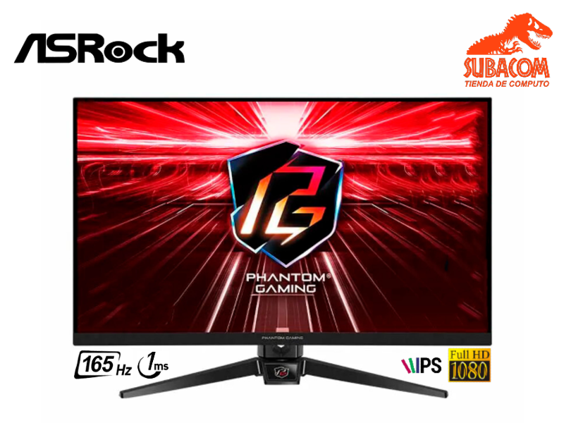 MONITOR ASROCK GAMING PG27FF1A 27' FULL HD IPS, 165Hz 1MS
