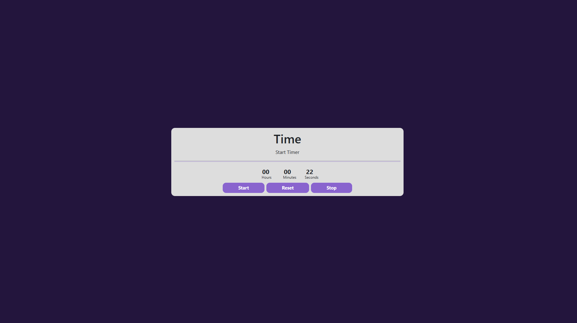 Timer App