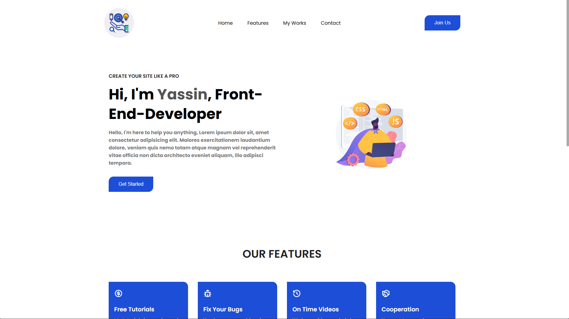 First Website - Portfolio
