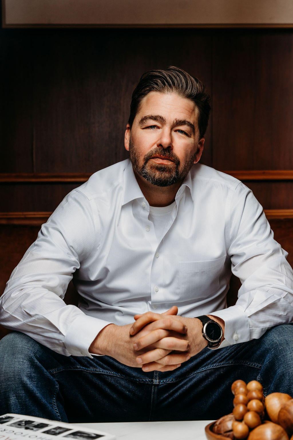 Joe Hungerman Sitting on Couch