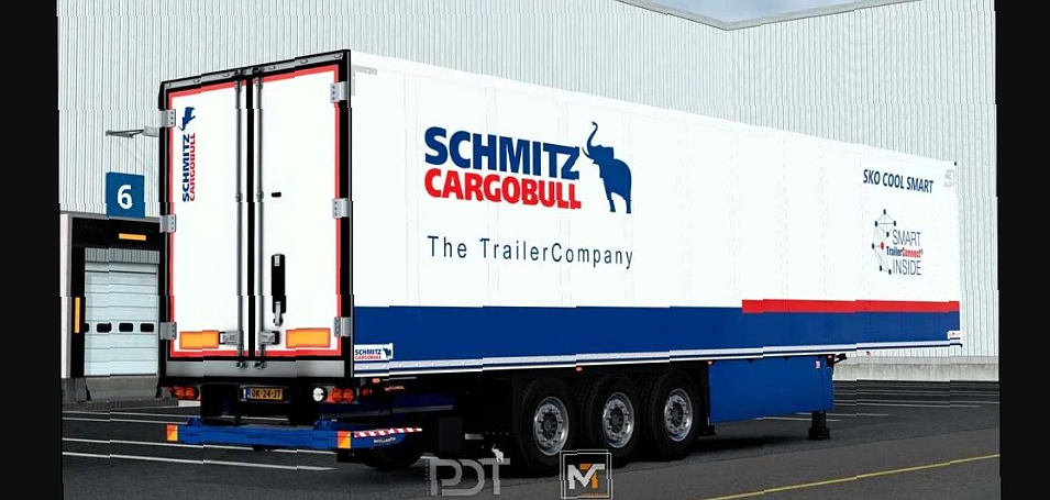 МОД Schmitz SKO24 Trailer v5.0 ДЛЯ EURO TRUCK SIMULATOR 2