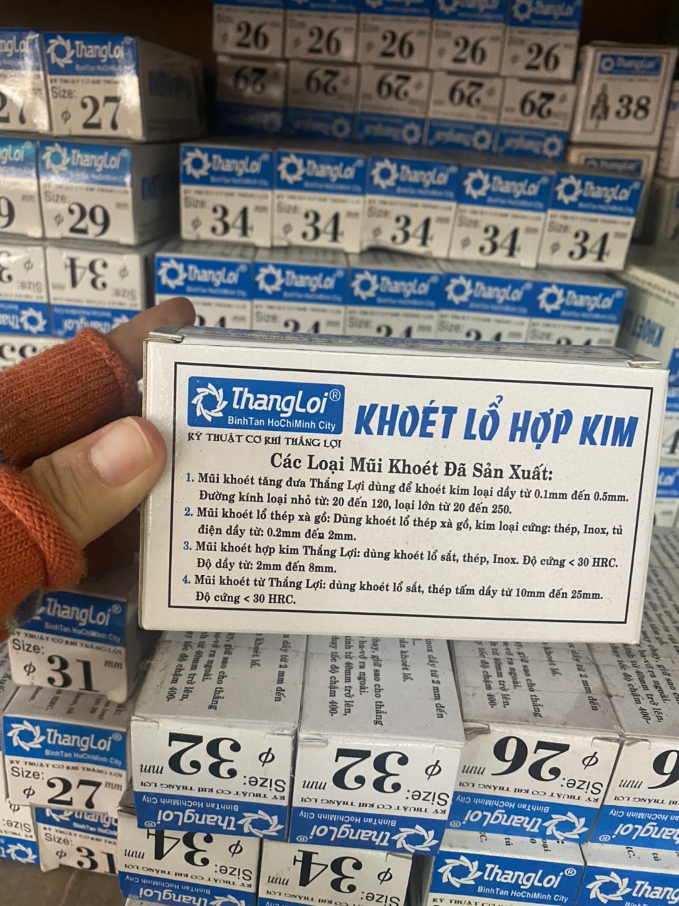 Mũi khoét 24mm, mũi khoét lỗ 25mm, mũi khoét lỗ 26mm, Mũi khoét 27mm