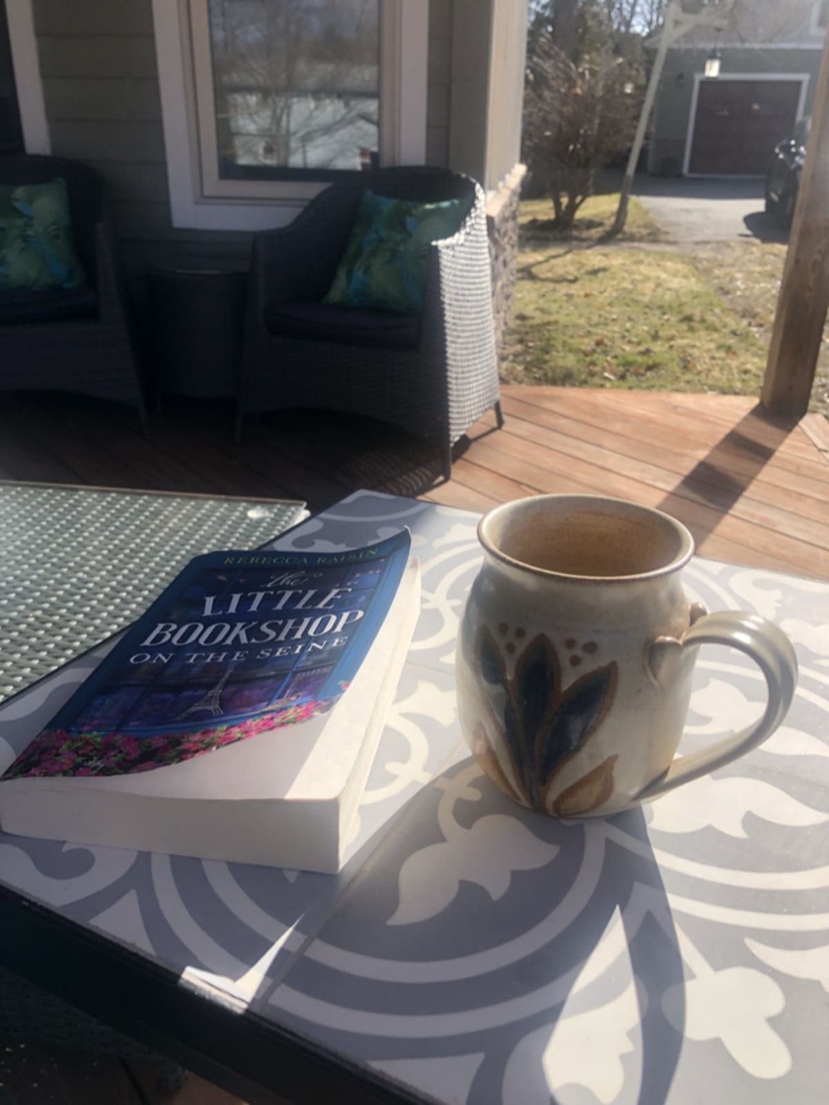 Coffee and book