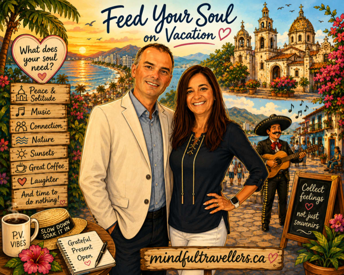 Travel is about more than feeding our bodies, it is about feeding our souls through quiet moments, music, connection, and simply being present.