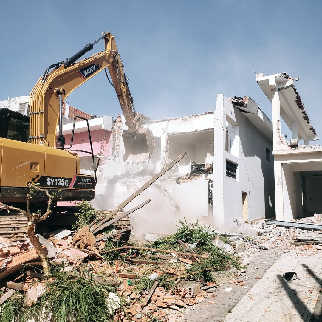 Obra de demolição residencial Mooca