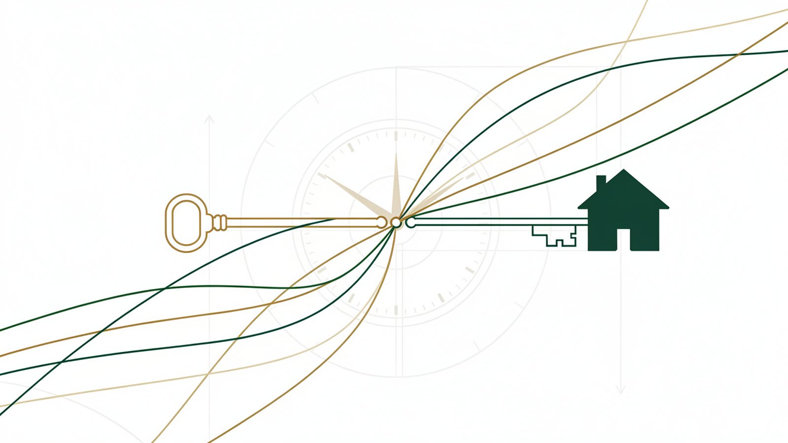 Investisseur consultant un tableau de bord patrimonial avec projection de reconstitution de pleine propriété