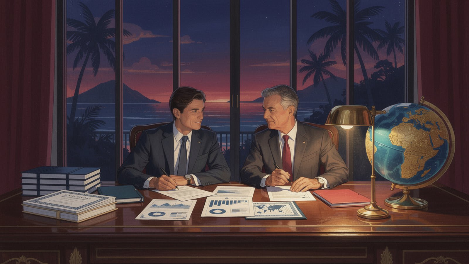 Illustration gouache du parcours de souscription accompagné par France Épargne