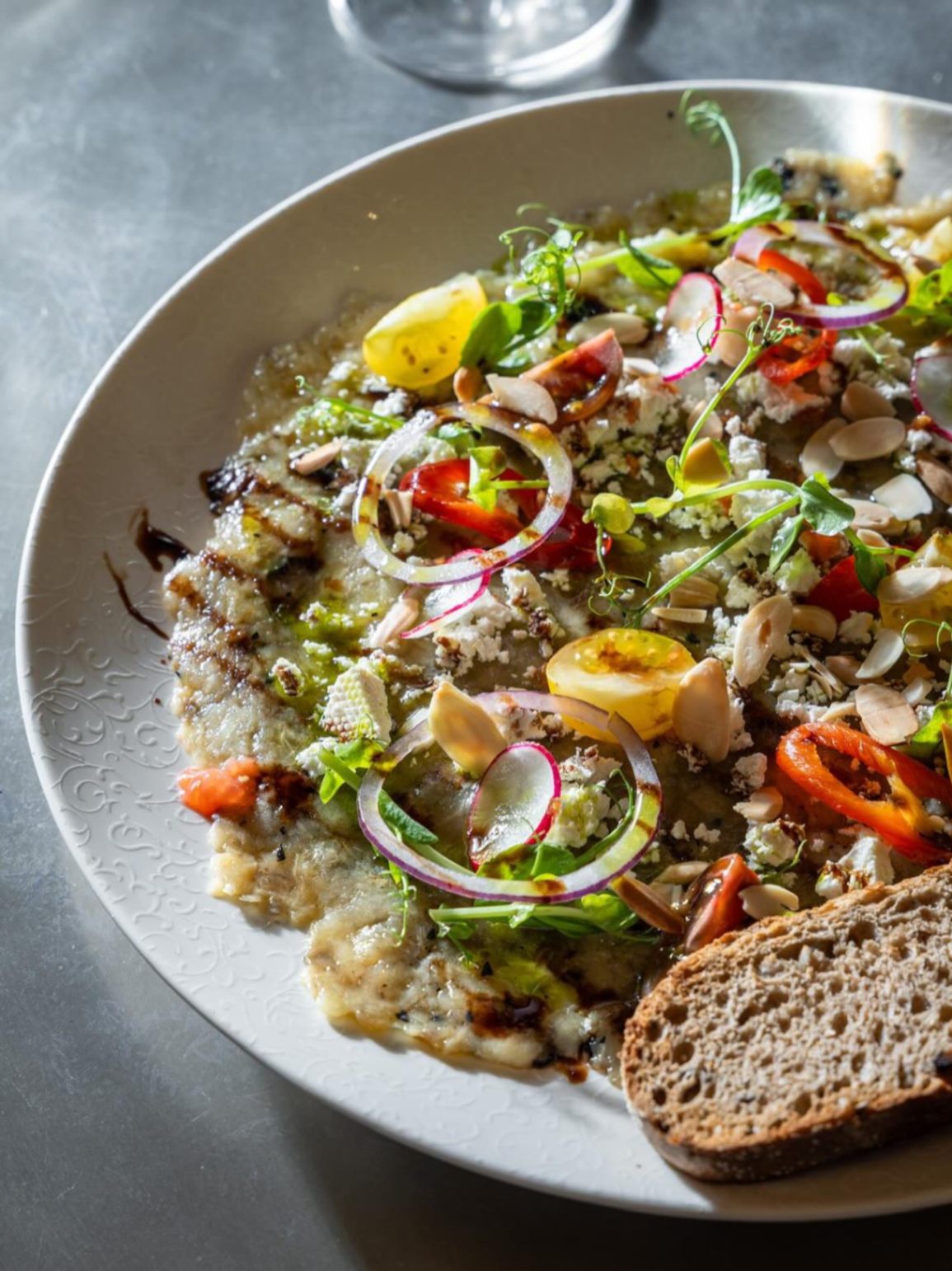 Italian cuisine at Pompidou, Jerusalem