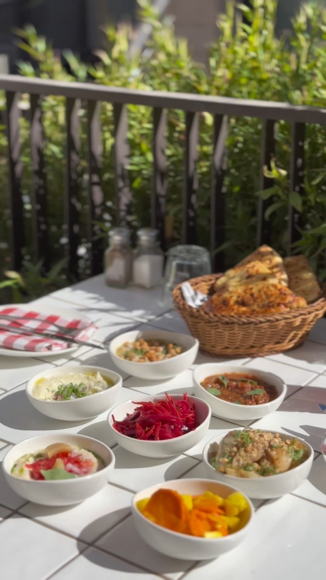 Mediterranean restaurant at Happy Fish, Jerusalem