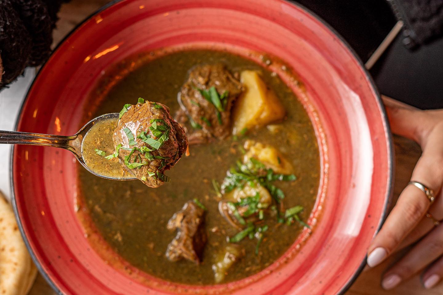 Israeli cuisine at Falafel Gabay, Tel Aviv