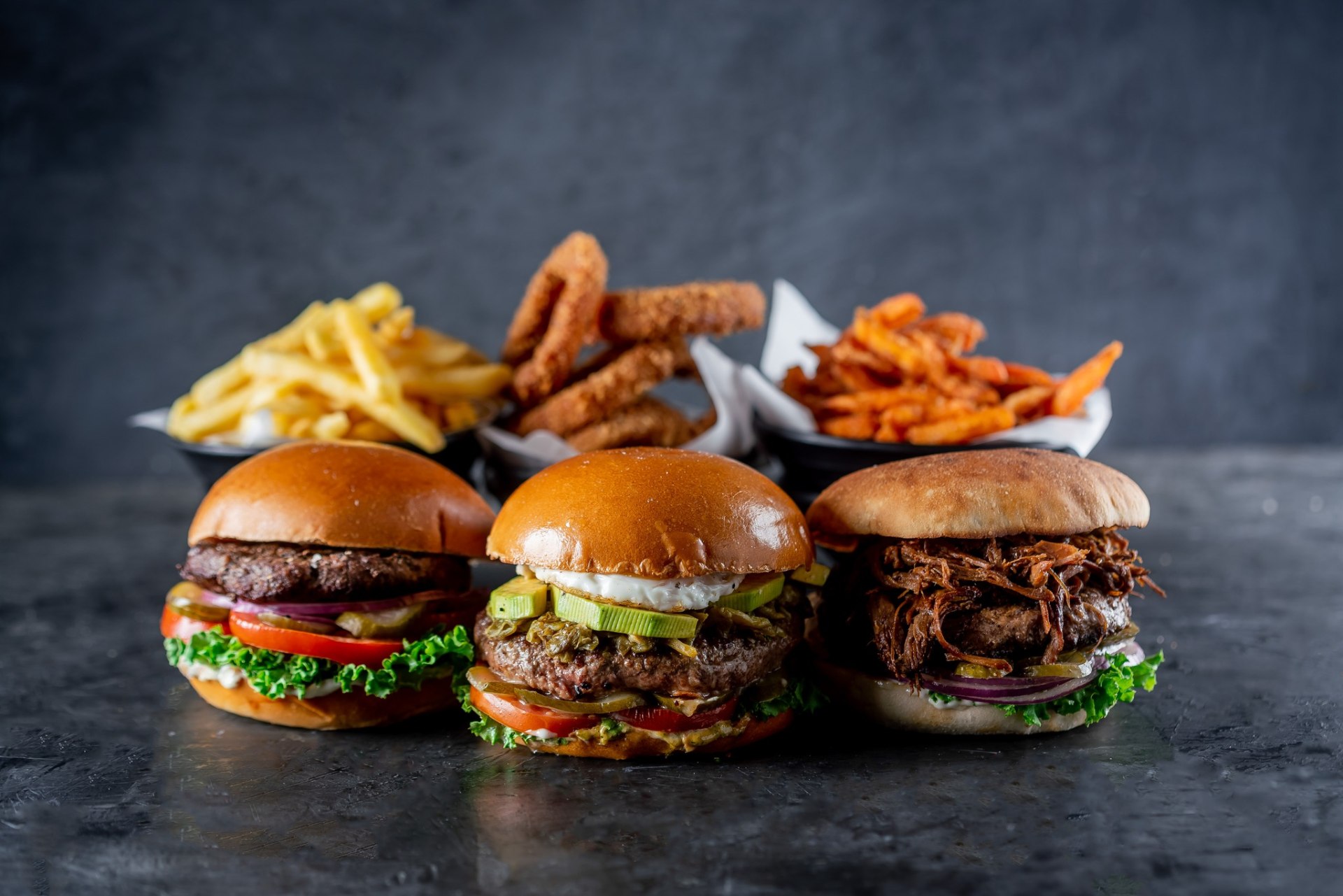 Burger cuisine at Twins, Jerusalem