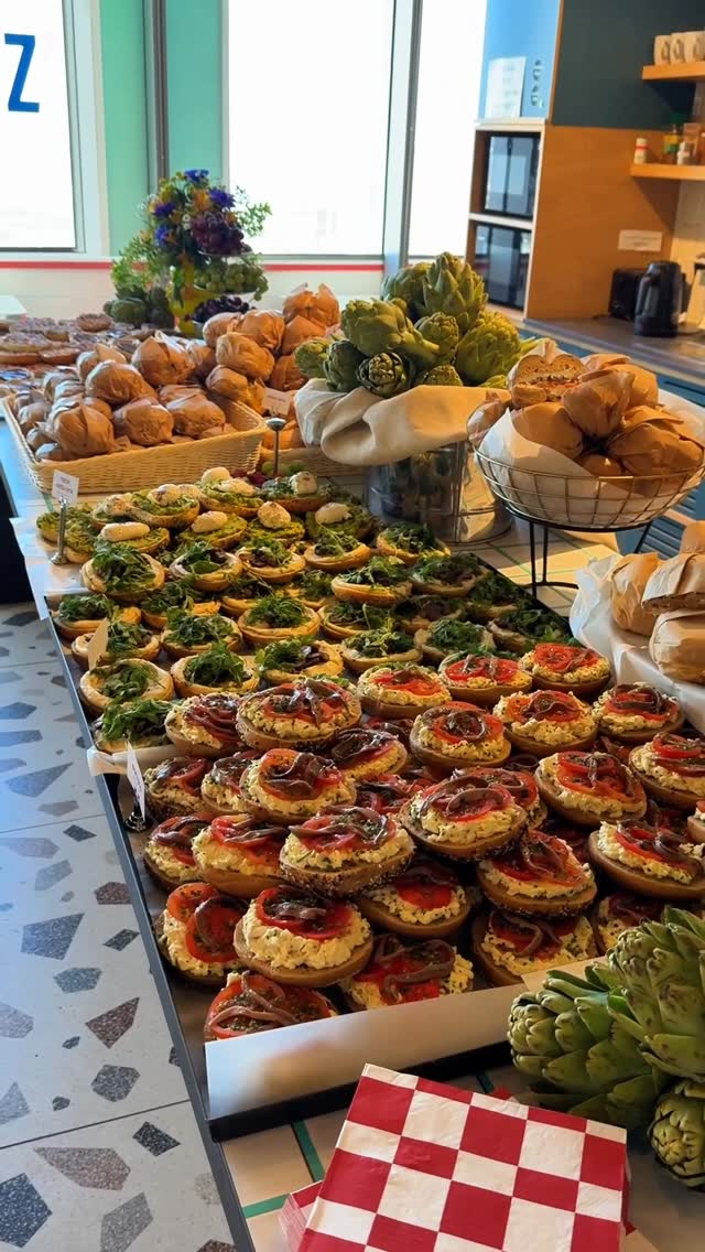 American cuisine at Schmearz Bagels, Tel Aviv