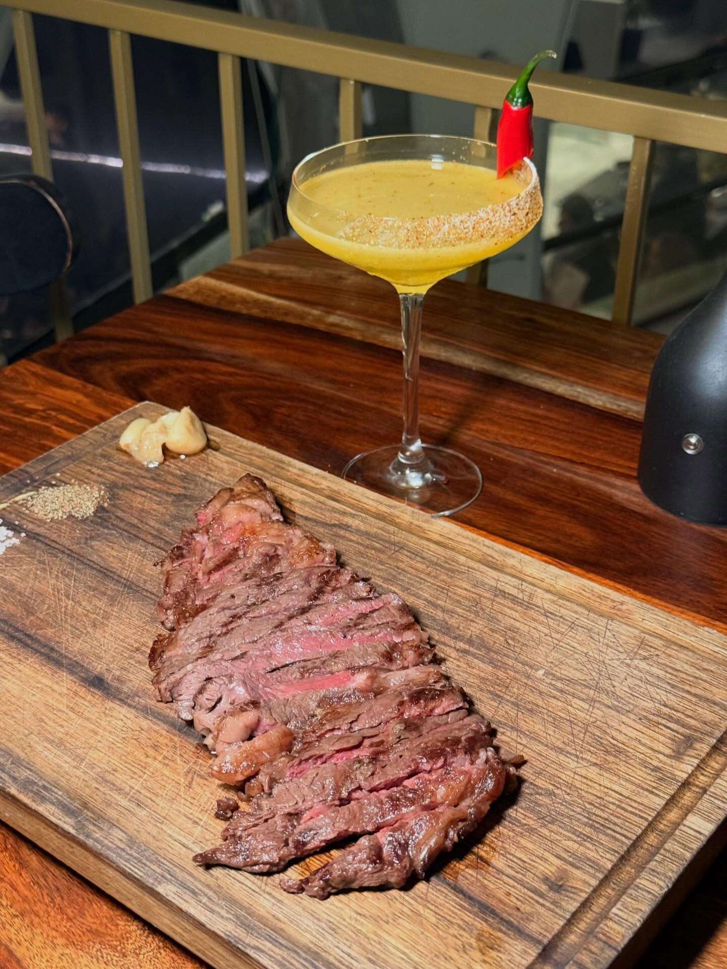 Steakhouse cuisine at Black Iron, Jerusalem